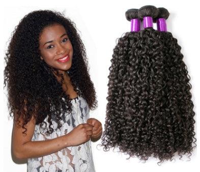 Brazilian Virgin Human Hair Kinky Curly Brazil Real Wig Hair Curtain - fadidesign