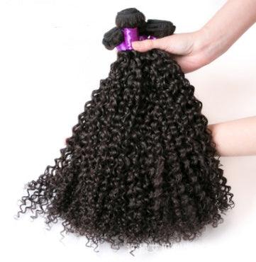 Brazilian Virgin Human Hair Kinky Curly Brazil Real Wig Hair Curtain - fadidesign