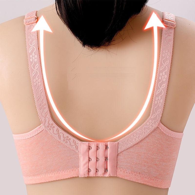 Breast Bra Anti Light Pregnant Women Underwear Pregnant Women Without Steel Ring Gathered After The Baby Feeding Bra - fadidesign