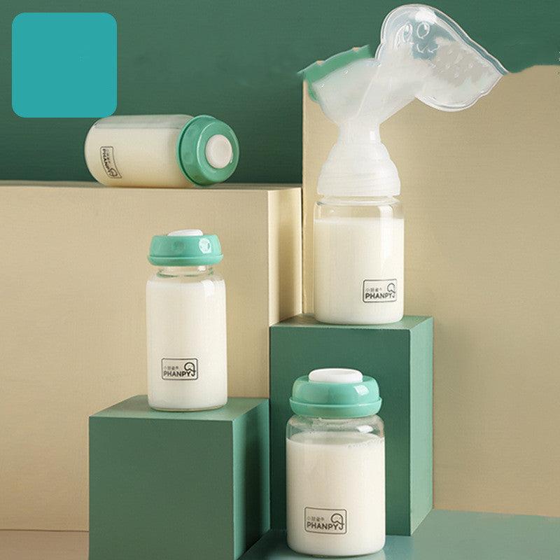 Breast milk storage bottle glass milk bottle - fadidesign