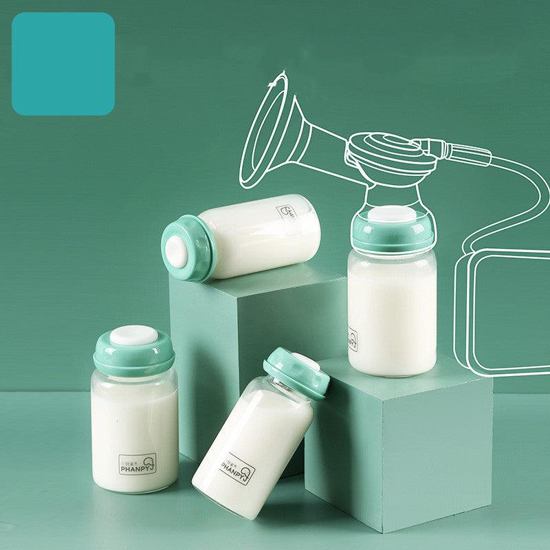 Breast milk storage bottle glass milk bottle - fadidesign