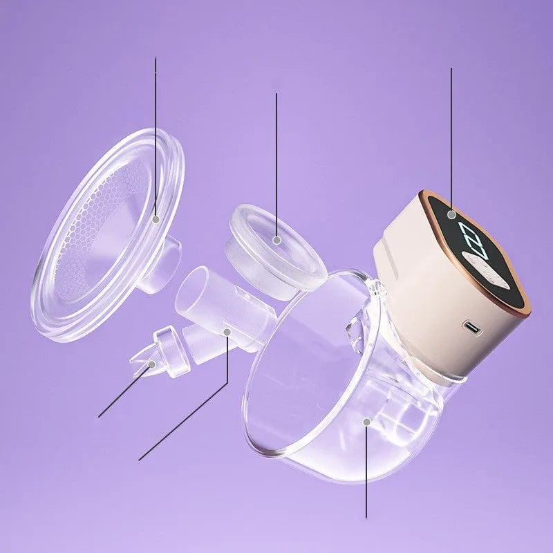 Breast Pump Electric Hands-free Wearable And Portable - fadidesign