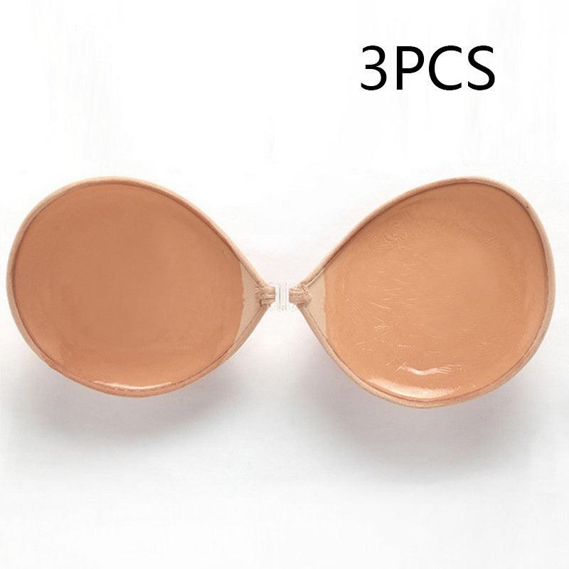 Breathable Seamless Push Up Strapless Invisible One Piece Silicone Bra - fadidesign