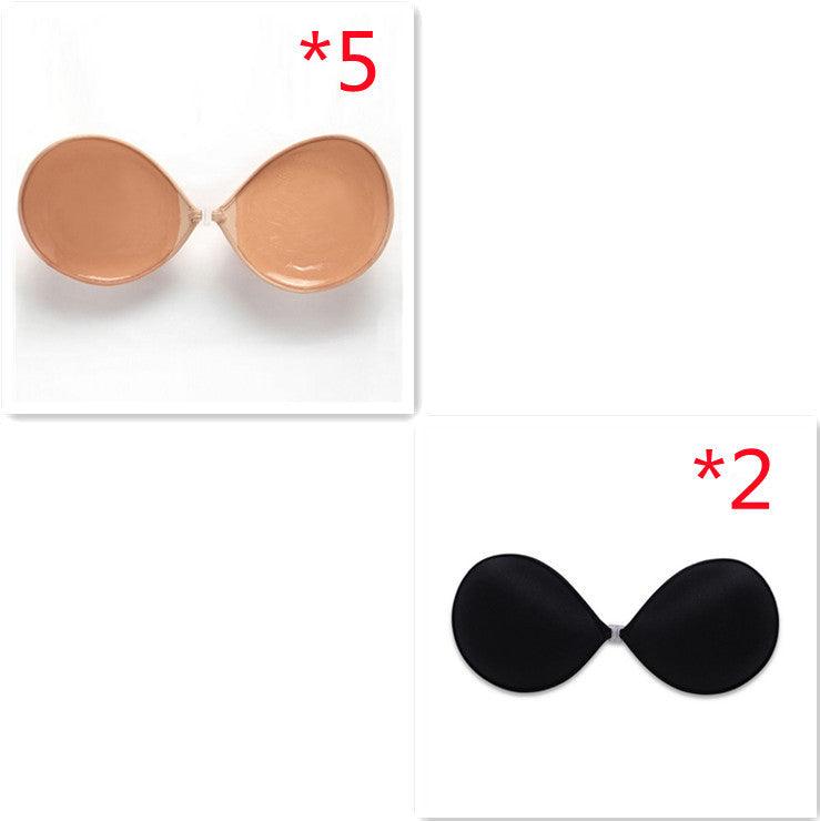 Breathable Seamless Push Up Strapless Invisible One Piece Silicone Bra - fadidesign