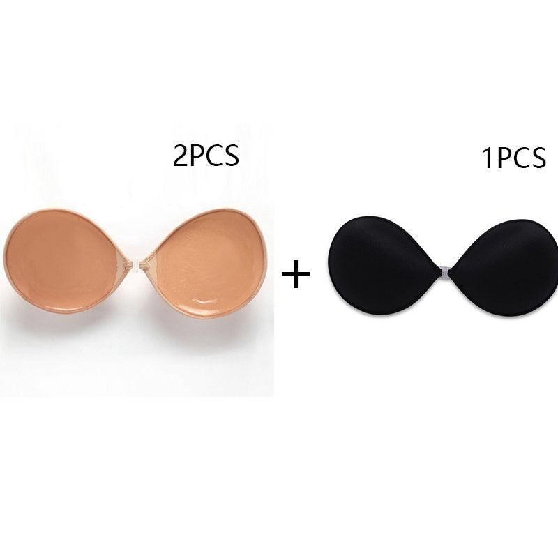 Breathable Seamless Push Up Strapless Invisible One Piece Silicone Bra - fadidesign