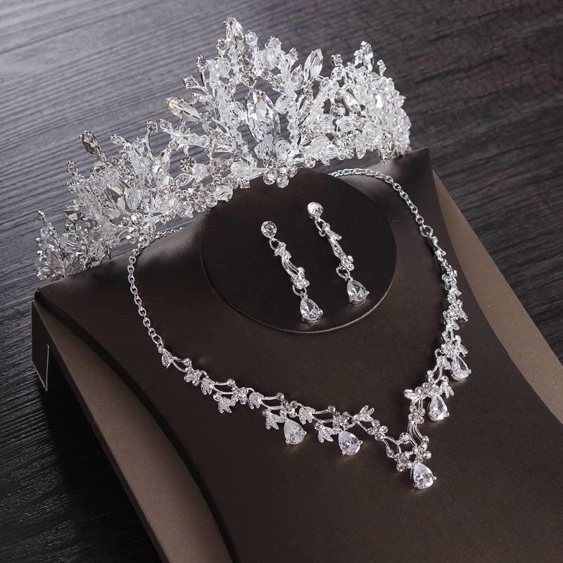 Bridal Tiara White Wedding Dress Birthday - fadidesign