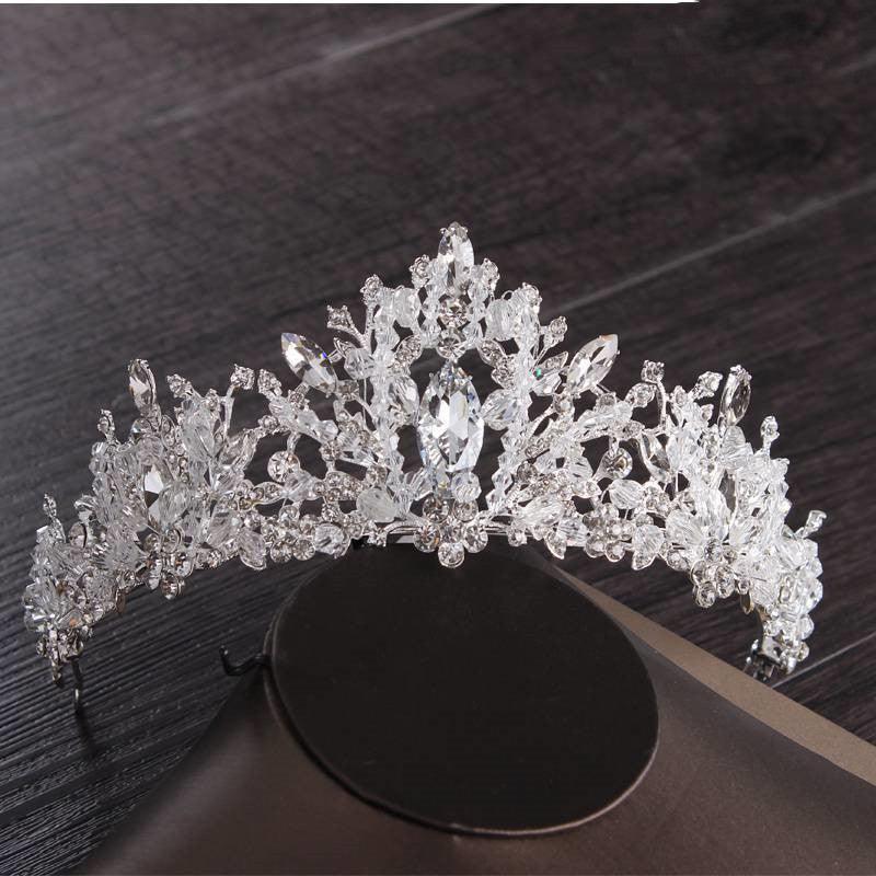 Bridal Tiara White Wedding Dress Birthday - fadidesign