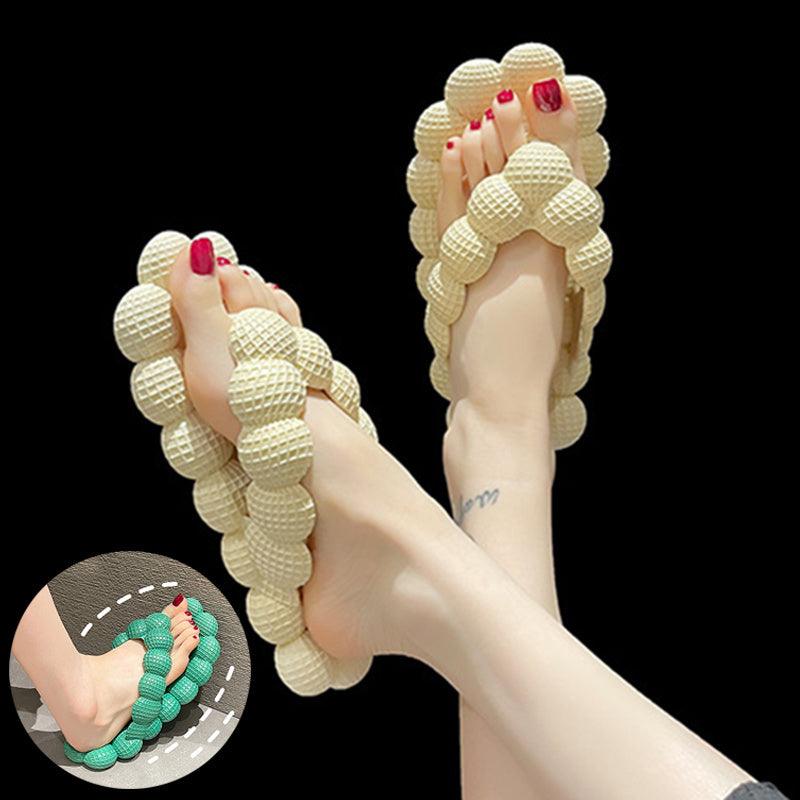 Bubble Slippers Summer Flip-flops Women Indoor Outdoor Flat Sandals Beach Shoes - fadidesign