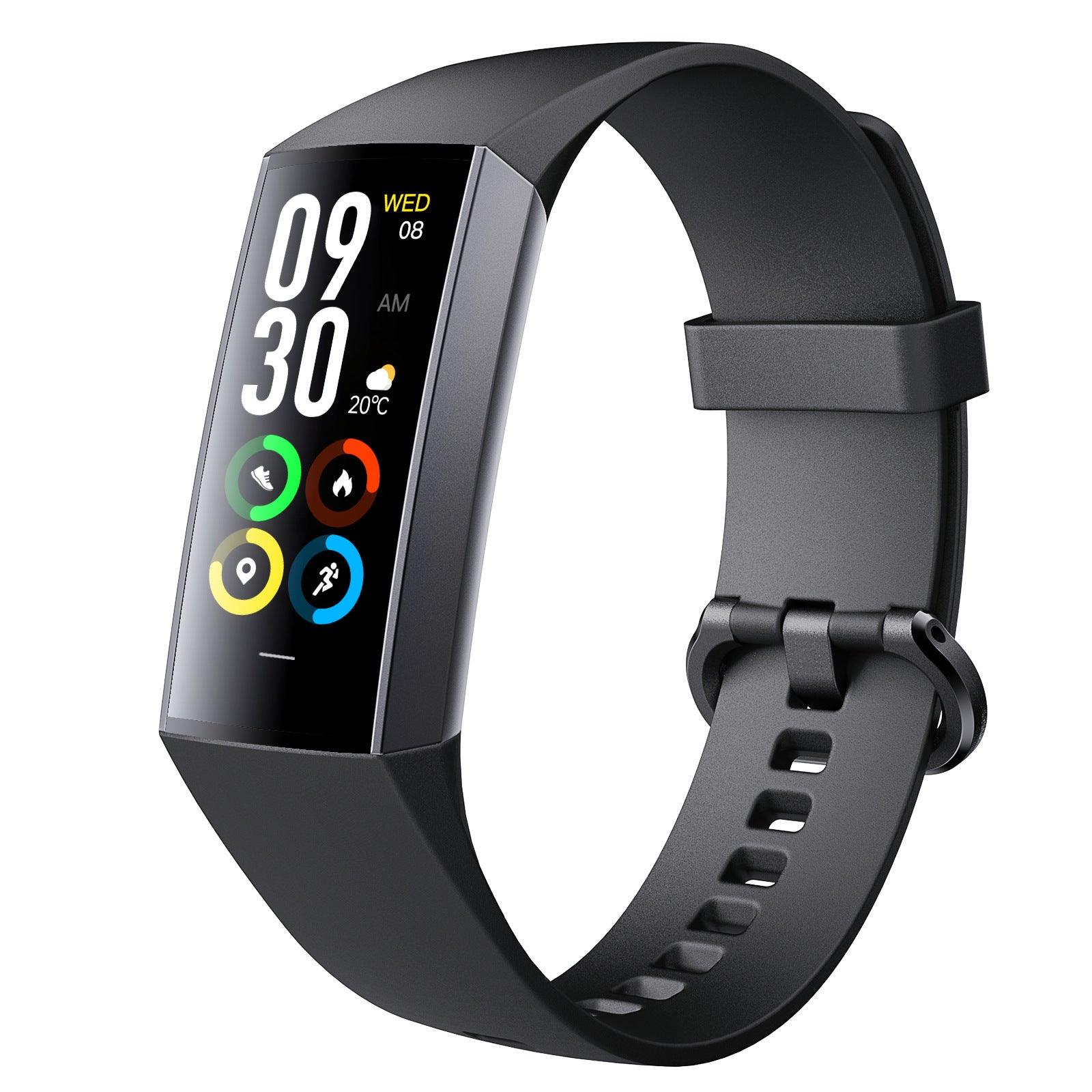 C80 Smart AMOLED Screen Power Heart Rate Blood Oxygen Monitoring Bracelet - fadidesign