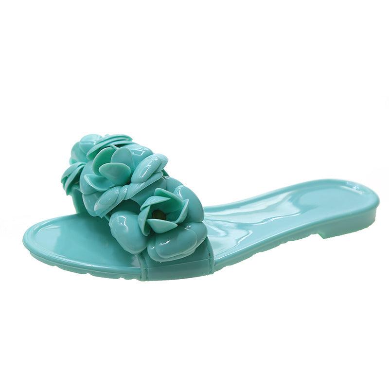 Camellia Jelly Sandals And Slippers Women - fadidesign