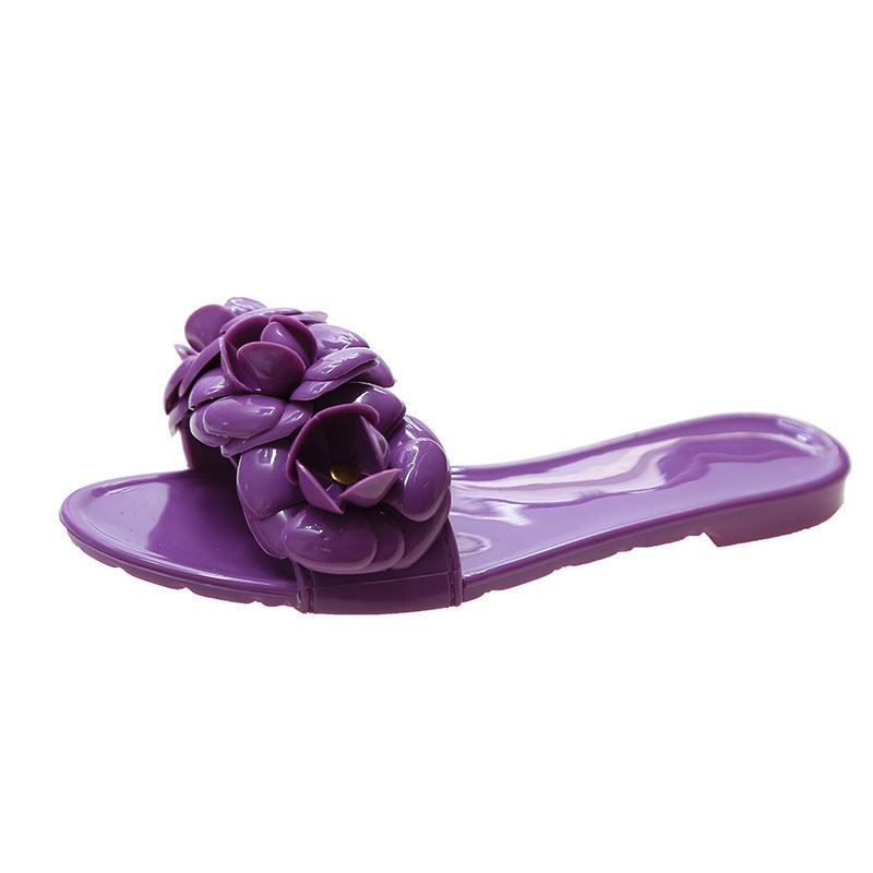 Camellia Jelly Sandals And Slippers Women - fadidesign