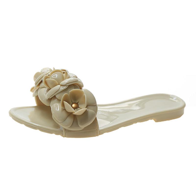 Camellia Jelly Sandals And Slippers Women - fadidesign