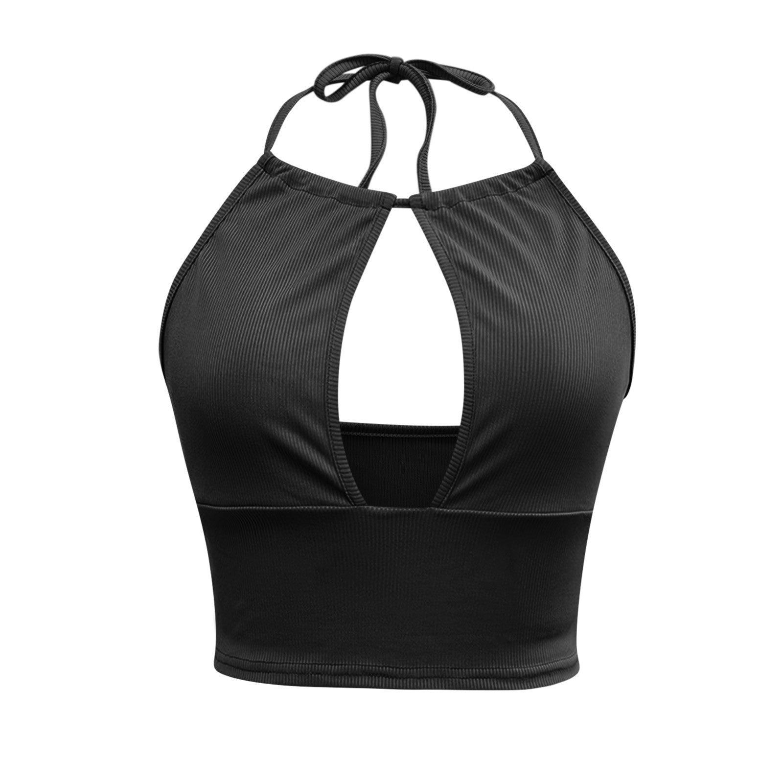 Camisole Halter Vest Women Summer Sexy Hollow Tops - fadidesign