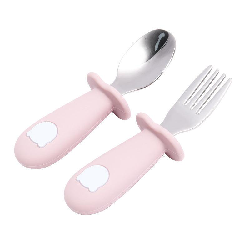 Cartoon Bear Silicone Baby Spoon Children's Tableware - fadidesign