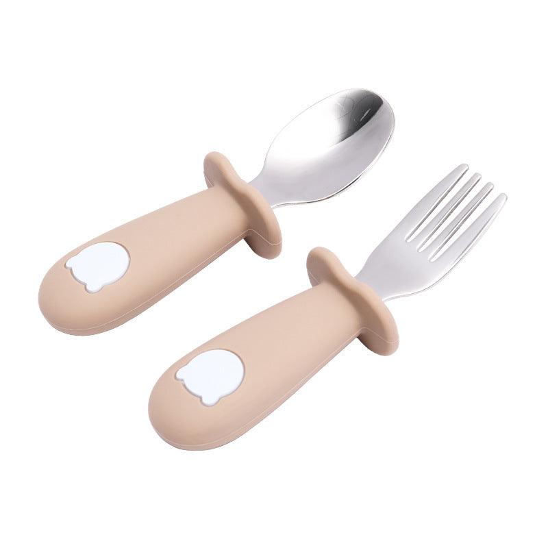 Cartoon Bear Silicone Baby Spoon Children's Tableware - fadidesign