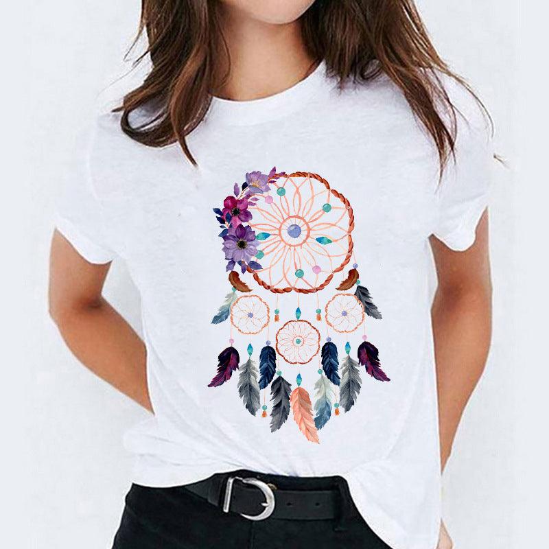 Cartoon Love Sweet Cute Short Sleeve - fadidesign