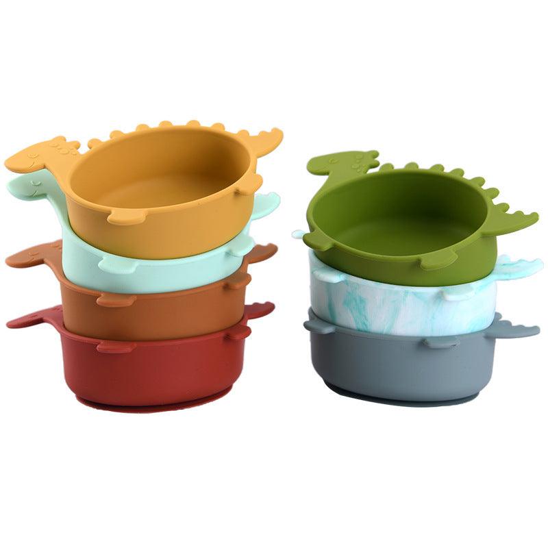 Children's Anti Fall Suction Cup Silicone Bowl - fadidesign