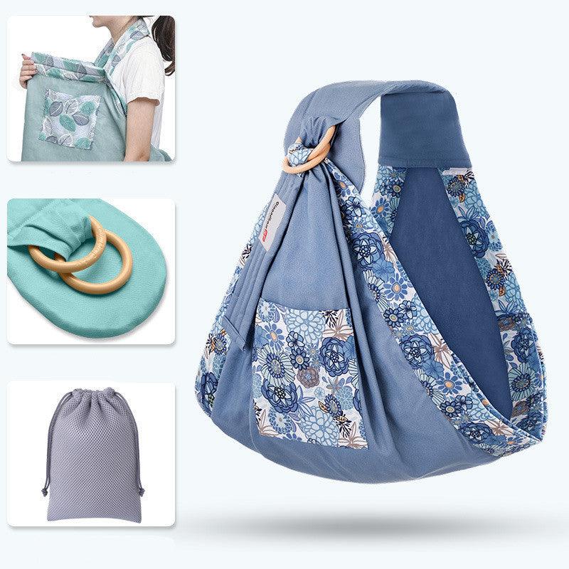 Baby Wrap Carrier Sling Adjustable Infant Comfortable Nursing Cover Soft Breathable Breastfeeding Carrier - fadidesign