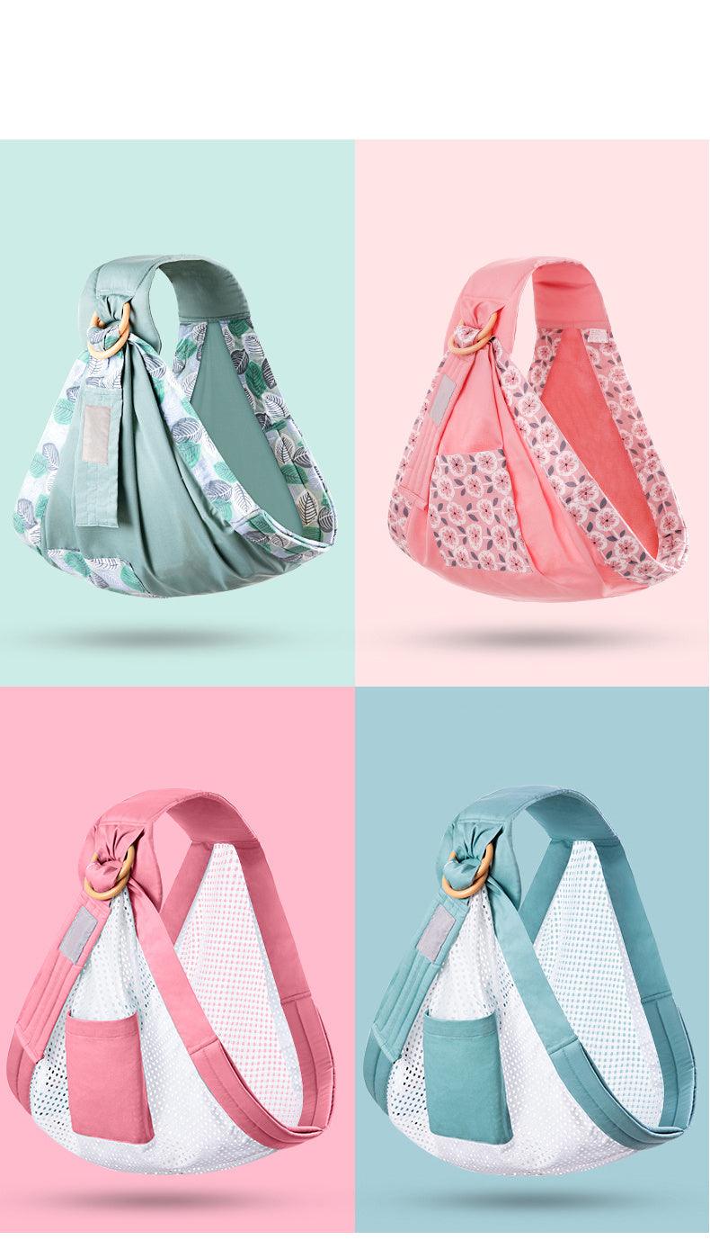 Baby Wrap Carrier Sling Adjustable Infant Comfortable Nursing Cover Soft Breathable Breastfeeding Carrier - fadidesign