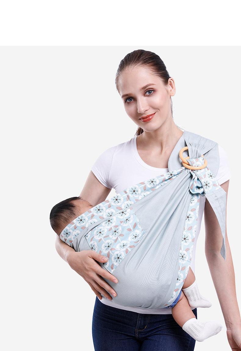 Baby Wrap Carrier Sling Adjustable Infant Comfortable Nursing Cover Soft Breathable Breastfeeding Carrier - fadidesign