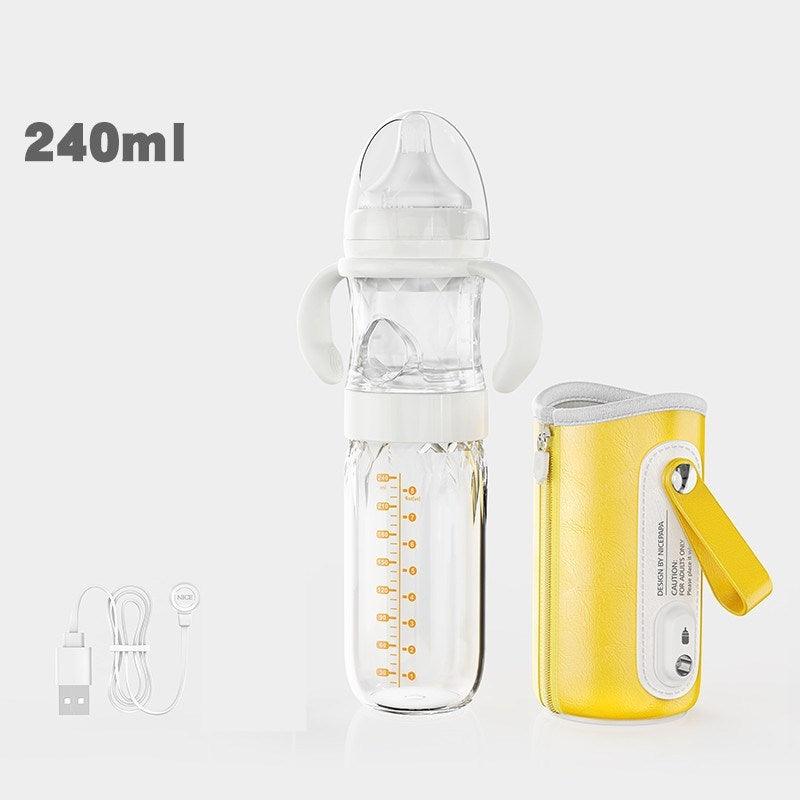 Constant Temperature Feeding Bottle Baby Newborn Usb Heating And Thermal Insulation Bottle Cover Quick Flush - fadidesign