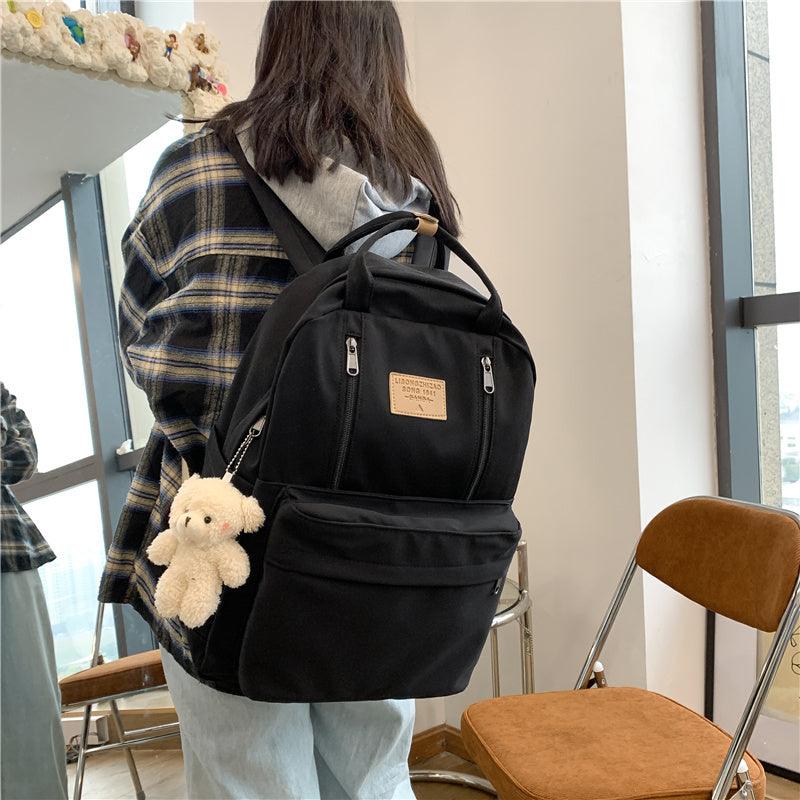 Cool Backpacks School Bag Double Zipper Tote Bags - fadidesign