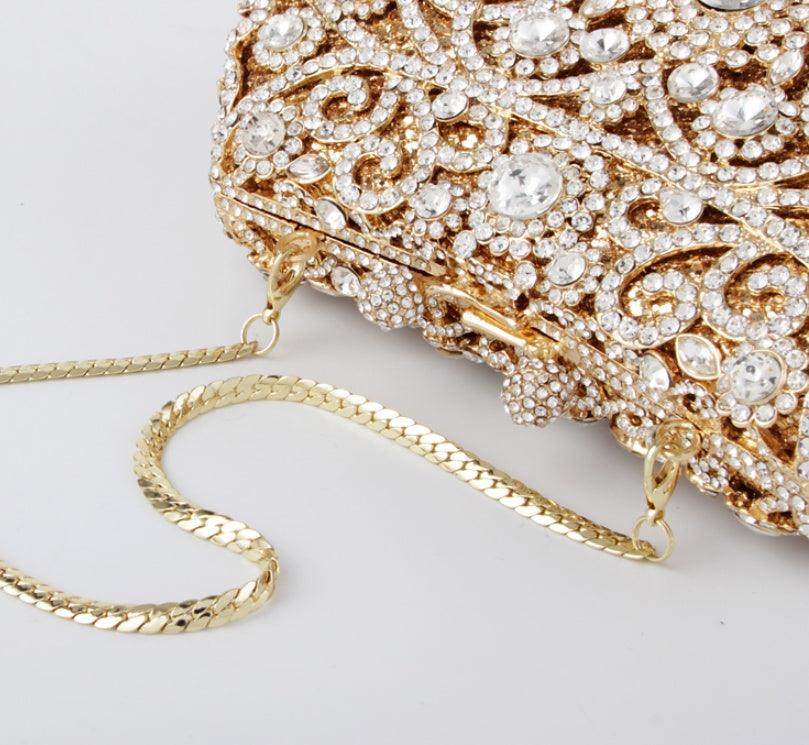 Crystal Beaded Evening Bag - fadidesign