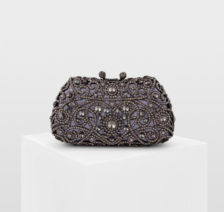 Crystal Beaded Evening Bag - fadidesign