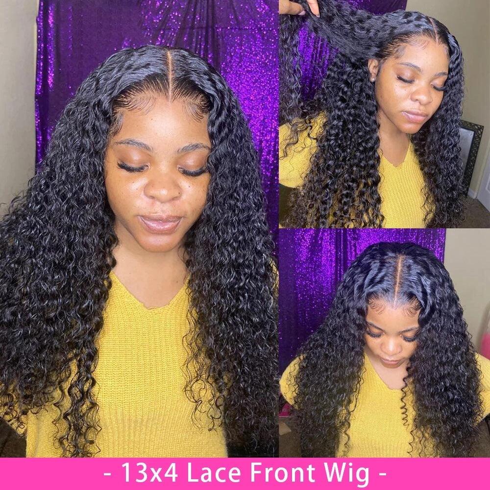 Curly Human Hair Wig Lace Hair Products - fadidesign