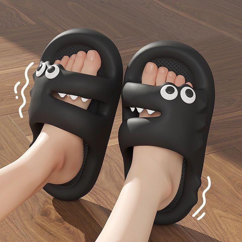 Cute Cartoon Slippers For Women Men Indoor And Outdoor Non-slip Thick Soles Floor Bathroom Slippers Fashion House Shoes - fadidesign