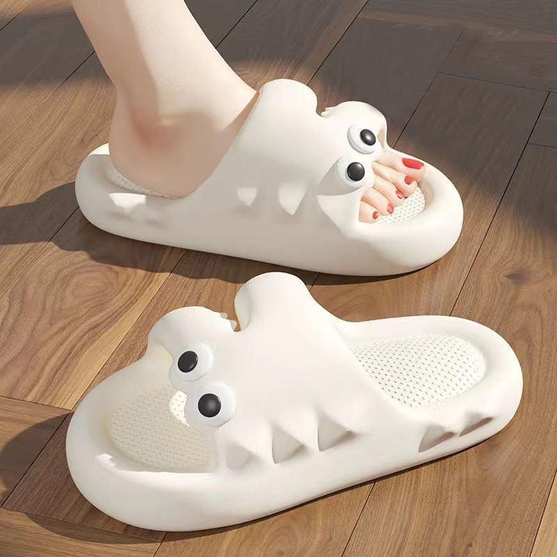 Cute Cartoon Slippers For Women Men Indoor And Outdoor Non-slip Thick Soles Floor Bathroom Slippers Fashion House Shoes - fadidesign