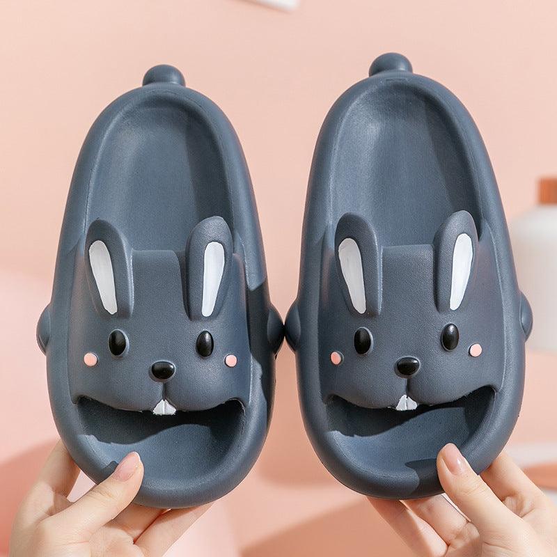 Cute Rabbit Slippers For Kids Women Summer Home Shoes Bathroom Slippers - fadidesign