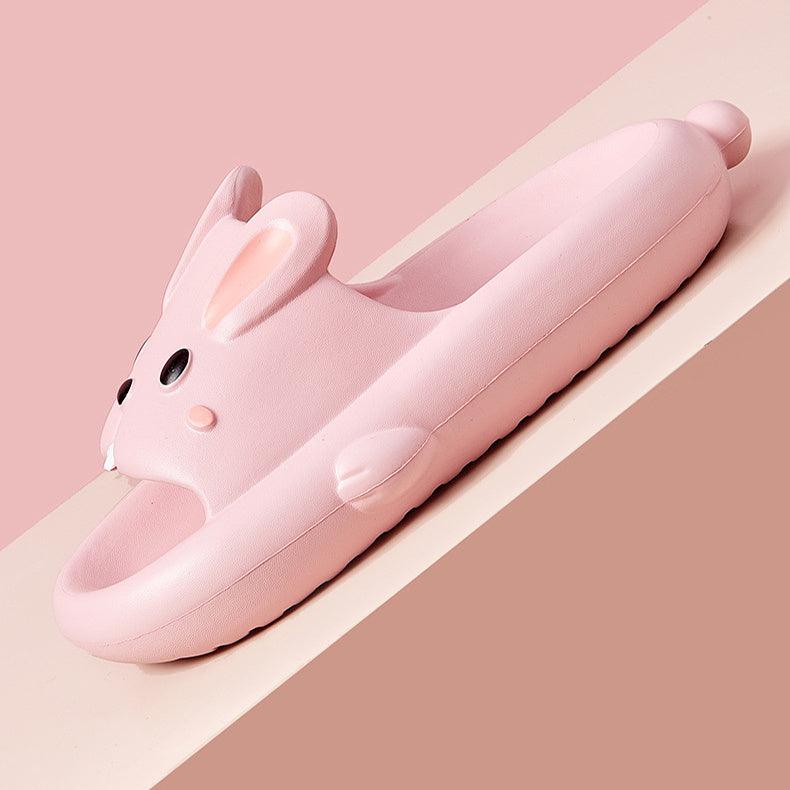 Cute Rabbit Slippers For Kids Women Summer Home Shoes Bathroom Slippers - fadidesign