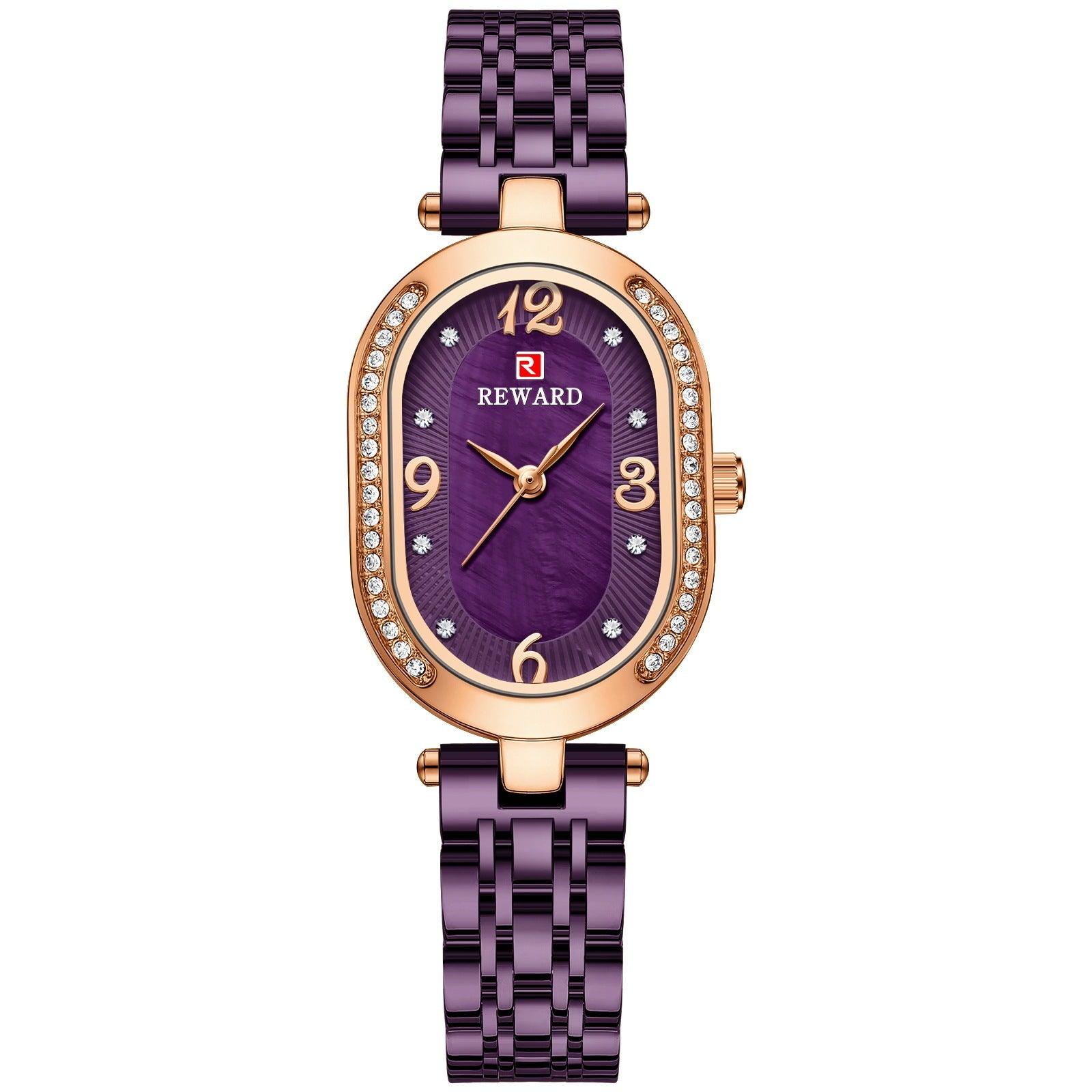 Elegant Lady Watch With Diamonds - fadidesign