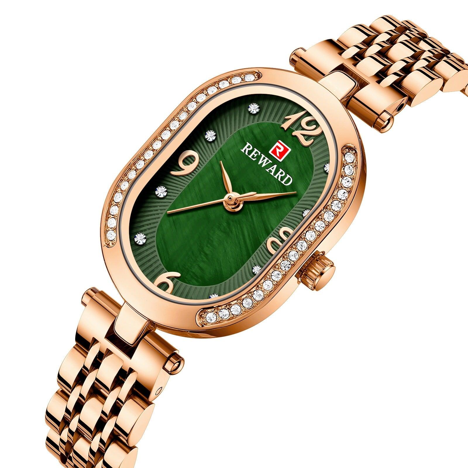 Elegant Lady Watch With Diamonds - fadidesign