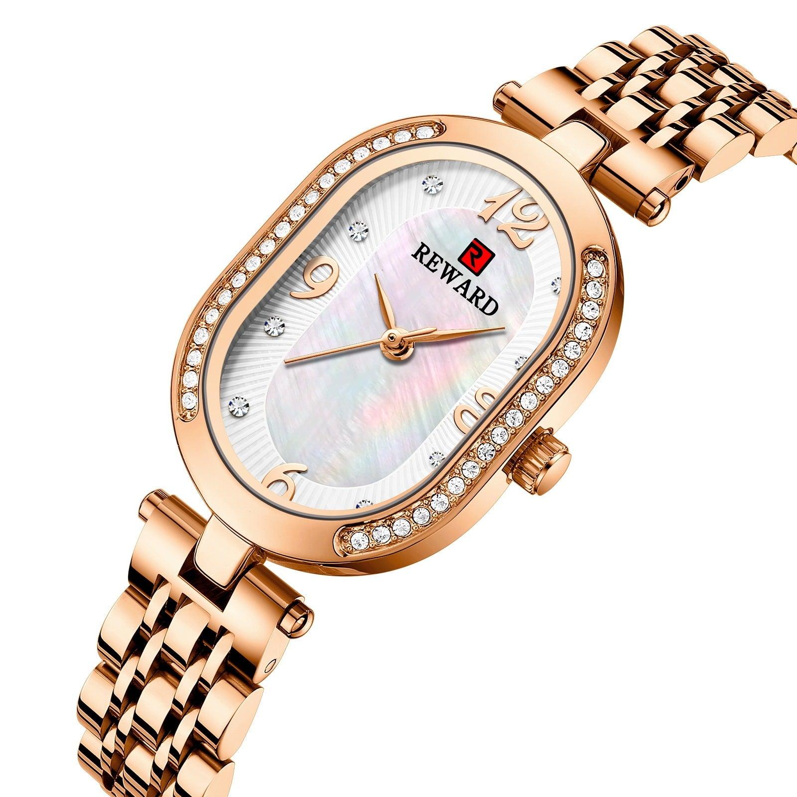 Elegant Lady Watch With Diamonds - fadidesign