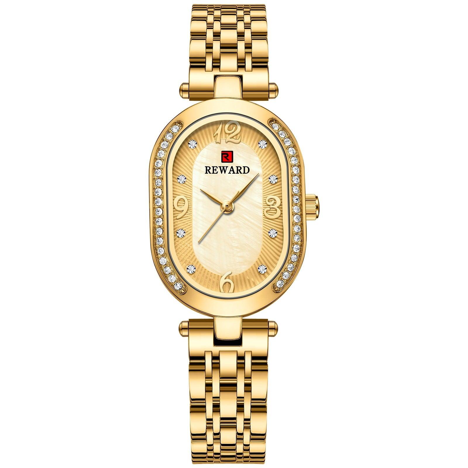 Elegant Lady Watch With Diamonds - fadidesign