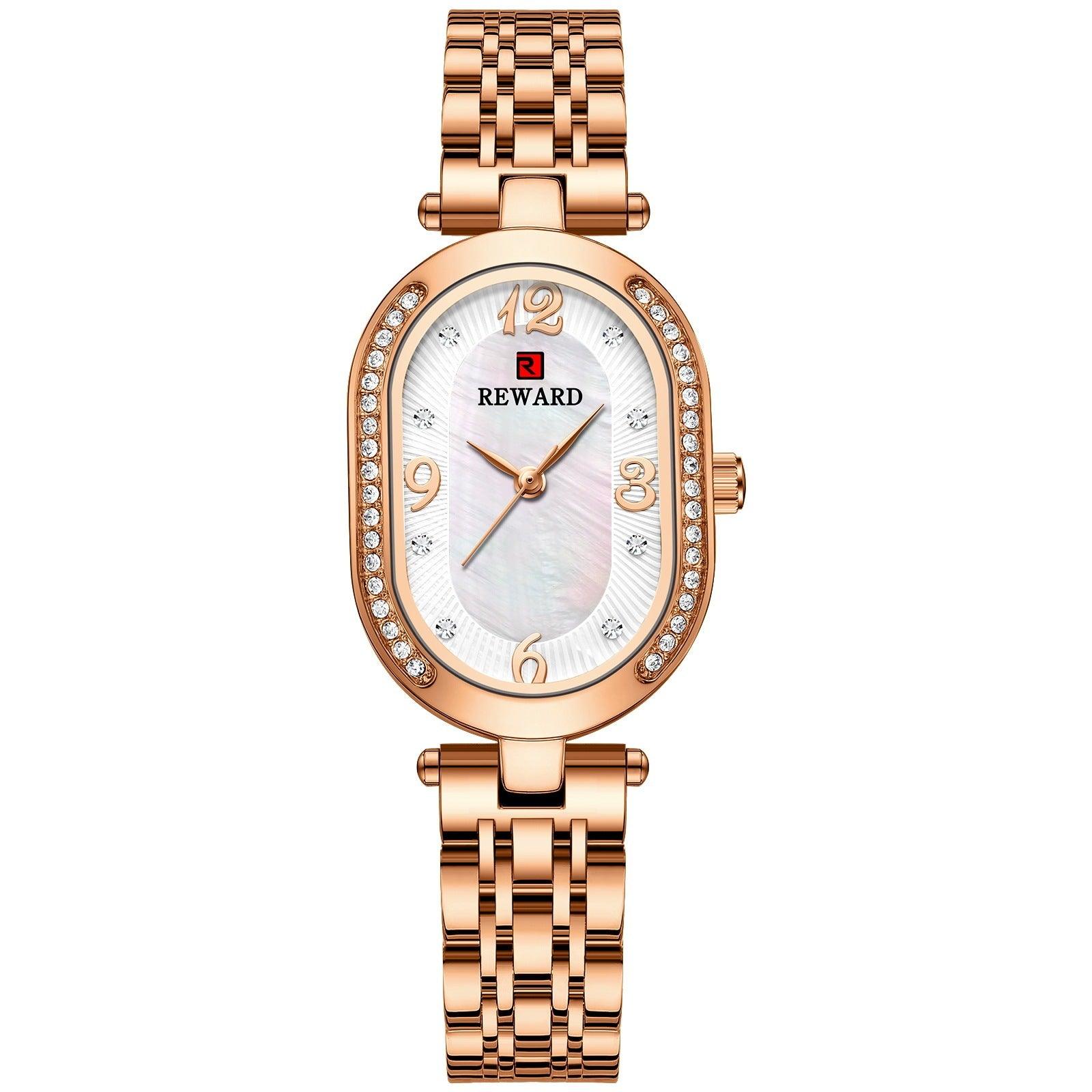 Elegant Lady Watch With Diamonds - fadidesign