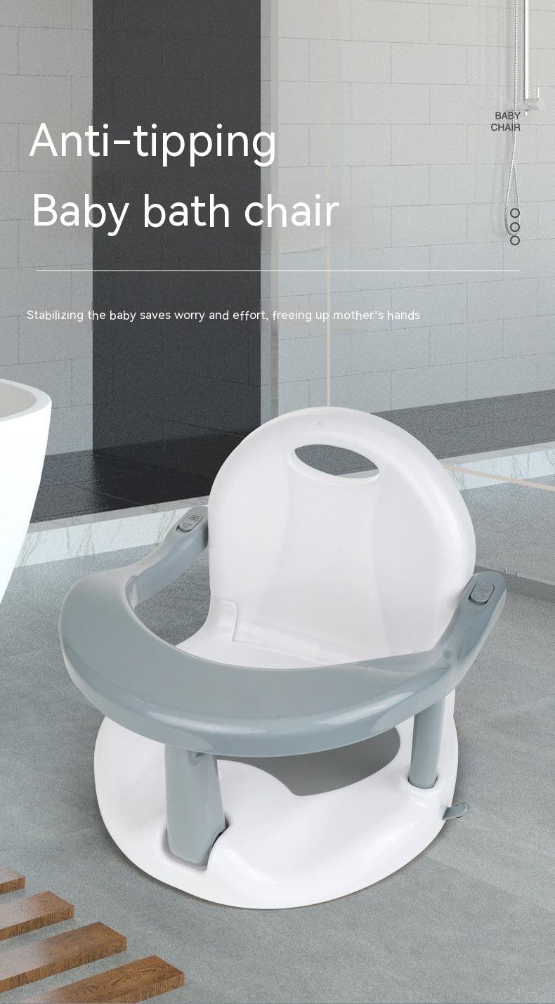 Environmental Anti-dumping Baby Bath Stool Safety Chair - fadidesign