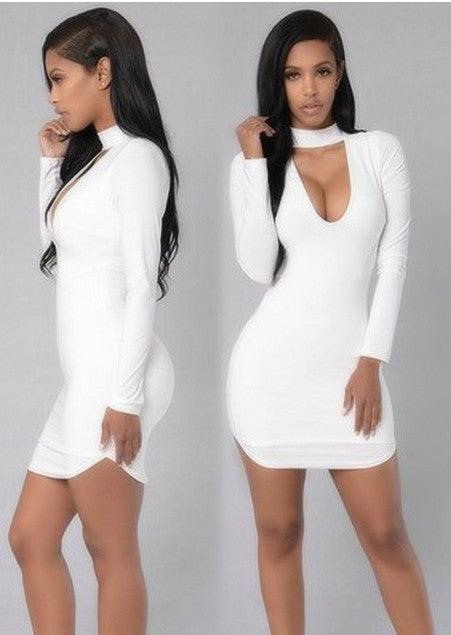 European, American, bursting, V collar, cocktail dresses and dress sexy dresses - fadidesign