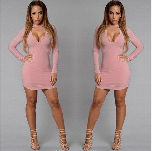 European, American, bursting, V collar, cocktail dresses and dress sexy dresses - fadidesign