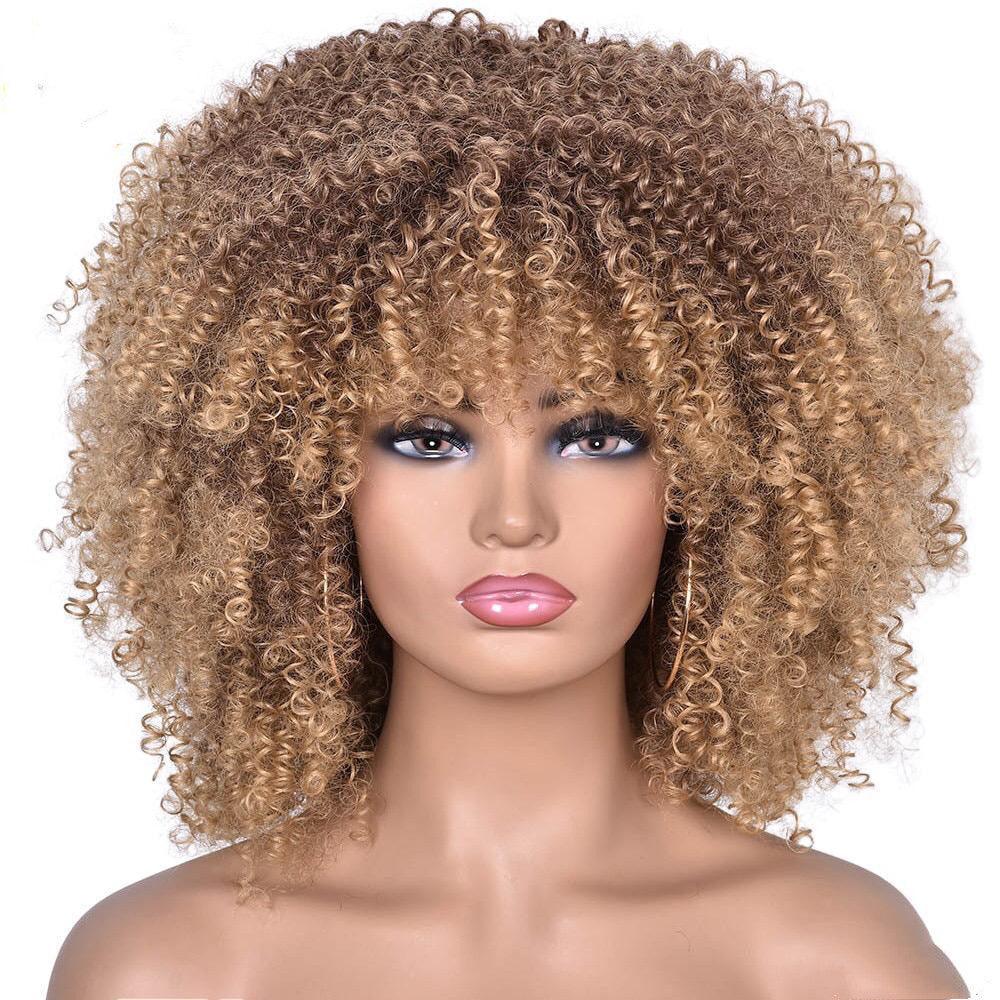 European And American Wigs Female Short Curly Wigs - fadidesign