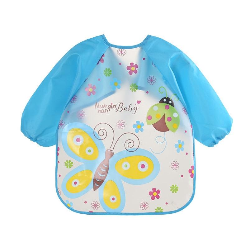 EVA food clothes baby clothes children's long-sleeved anti-dressing clothes baby bib bib - fadidesign