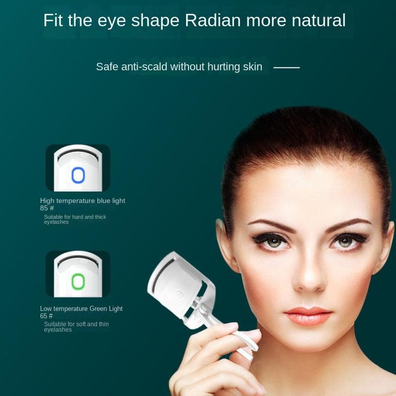 Eyelash Curler Portable Electric Heated Comb Eye Lash Long Lasting Eyelashes Curls Thermal Eyelash Curler Makeup Tools Heated Eyelash Curlers,Rechargeable Electric Eyelash Curler,Handheld Eyelash Heat - fadidesign