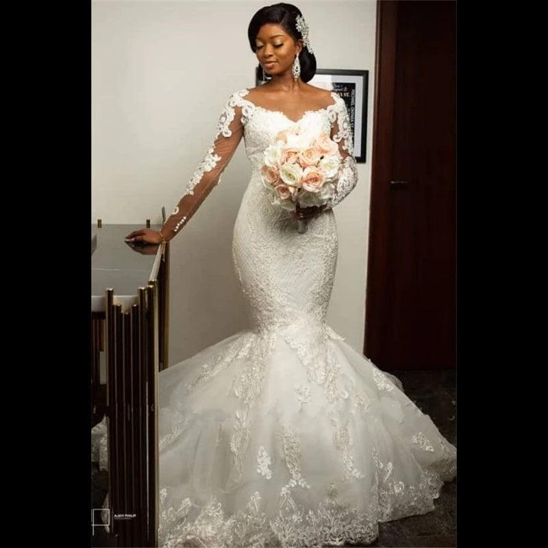 Fashion African Mermaid Wedding Dresses - fadidesign