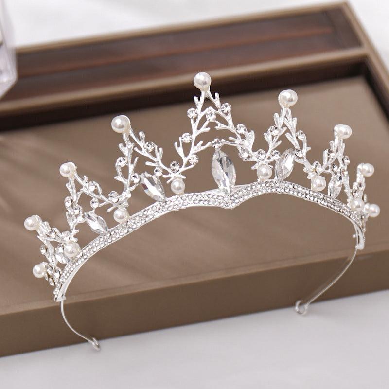 Fashion Crystal Diamond Bridal Wedding Hair Tiara - fadidesign