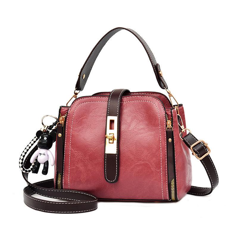 Fashion PU Leather Handbags Small Flap Crossbody Shoulder Messenger Bags Women Vintage Purse Bags - fadidesign