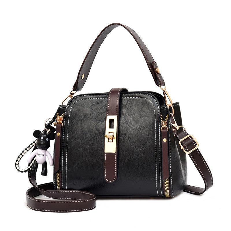 Fashion PU Leather Handbags Small Flap Crossbody Shoulder Messenger Bags Women Vintage Purse Bags - fadidesign