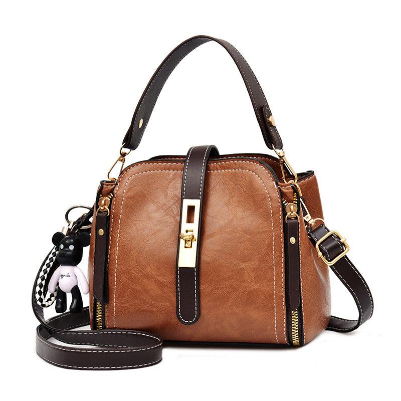 Fashion PU Leather Handbags Small Flap Crossbody Shoulder Messenger Bags Women Vintage Purse Bags - fadidesign