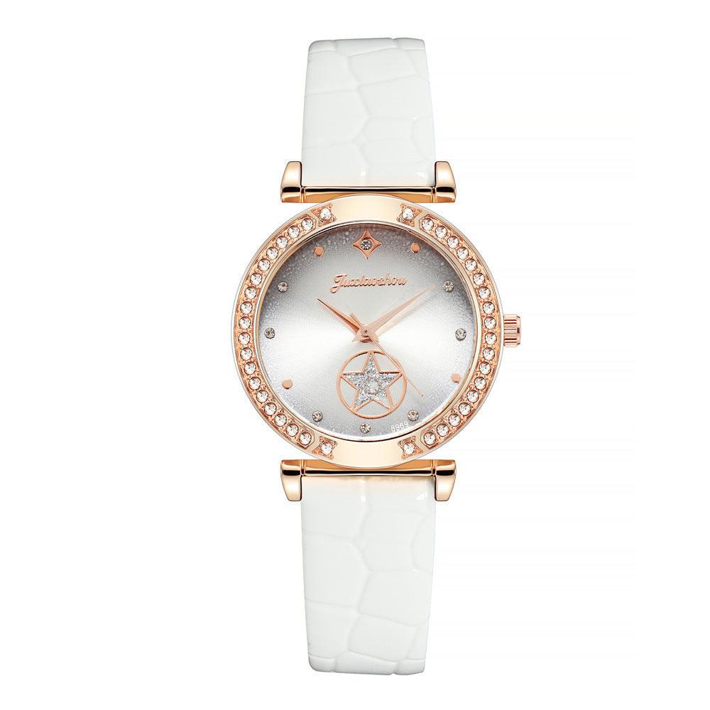 Fashion Simple Rhinestone Ladies Belt Watch - fadidesign